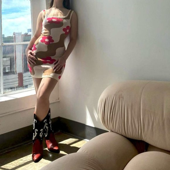 Groovy Knit Dress - Picture 1 of 1